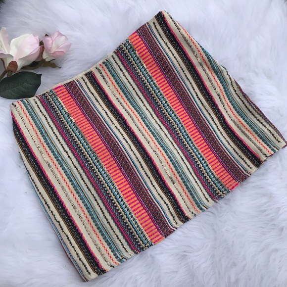 Deby Debo Dita Multicolor Mini Skirt Small - Picture 4 of 11